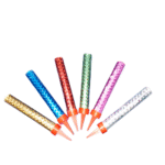 sparkle candle – 12cm – pack of 6