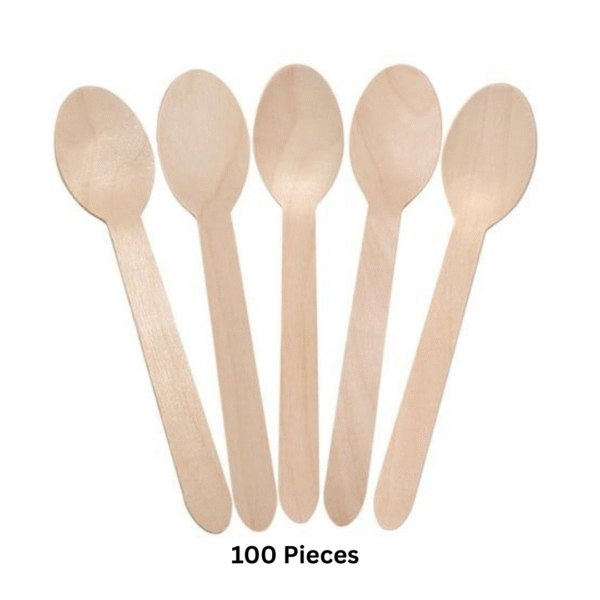 wooden spoons 140mm – 100 pcs per pack